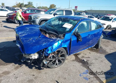 2019 Honda Civic Sport from USA, damaged, VIN 2HGFC2F86KH551768